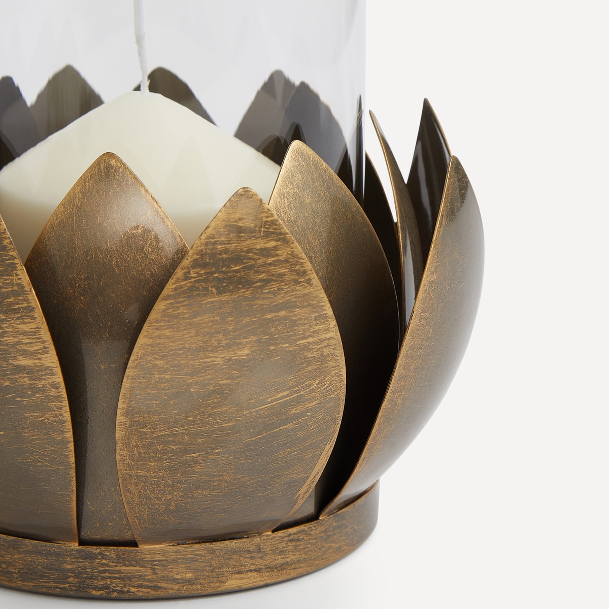 Porta-velas Hurricane Lule Ouro-3