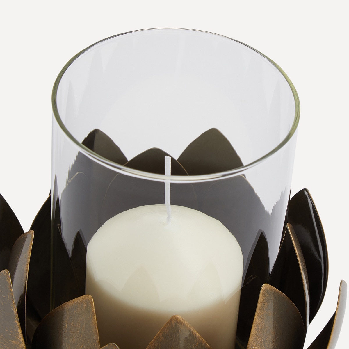 Porta-velas Hurricane Lule Ouro-2