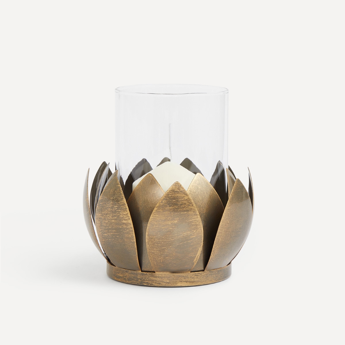 Porta-velas Hurricane Lule Ouro-1