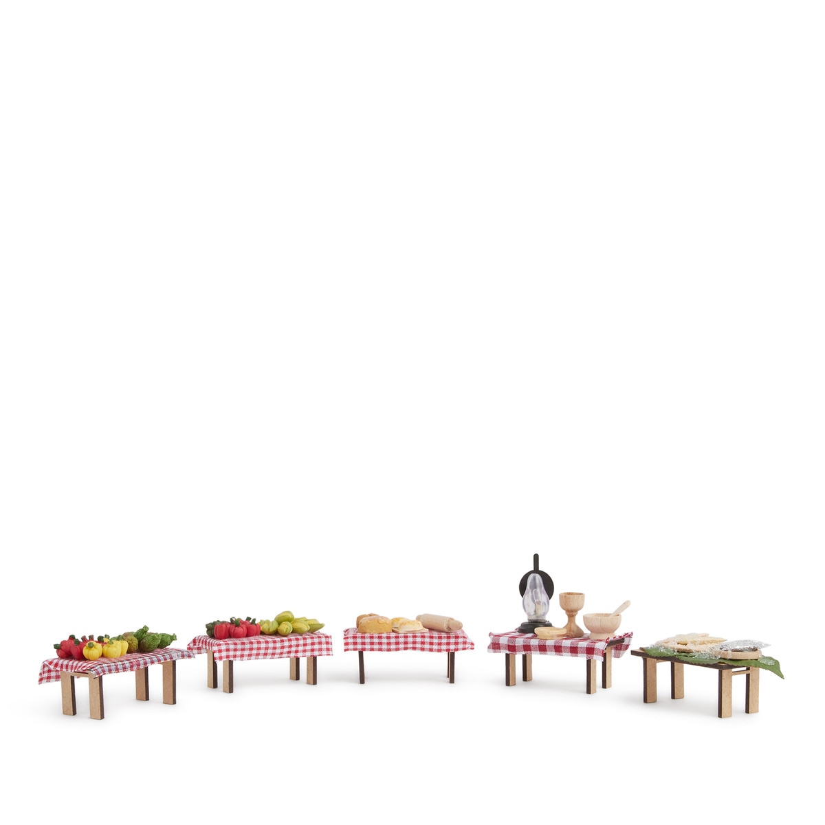 Mesas com Alimentos - Modelos Sortidos Multicolor-1