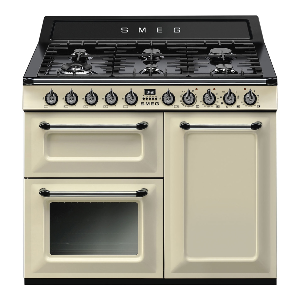 Imagen 0 de Cocina compacta  Smeg 100,3 cm, placa de gas 6 quemadores y 3 cavidades de horno - TR103P