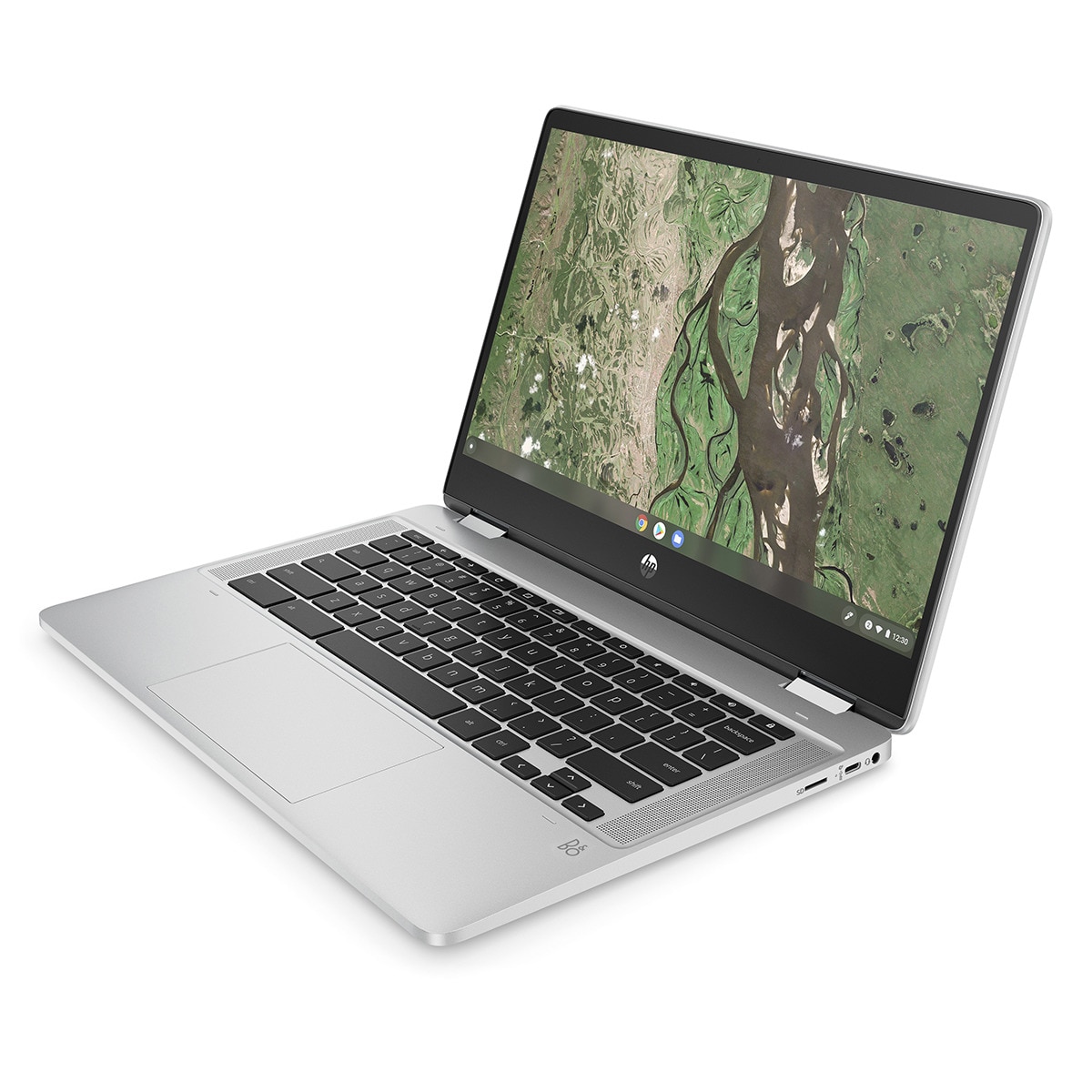 Convertible 2 en 1 HP Chromebook x360 14b-cb0001ns, Pentium Silver N6000, 8GB, 128GB eMMC, 14", ChromeOS Plata-5