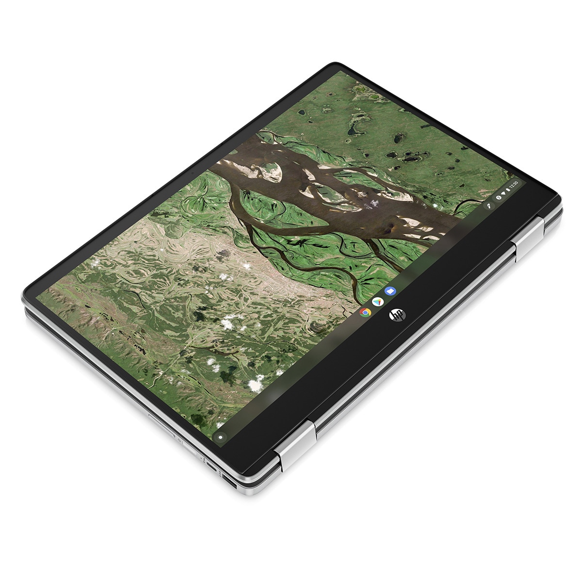Convertible 2 en 1 HP Chromebook x360 14b-cb0001ns, Pentium Silver N6000, 8GB, 128GB eMMC, 14", ChromeOS Plata-3