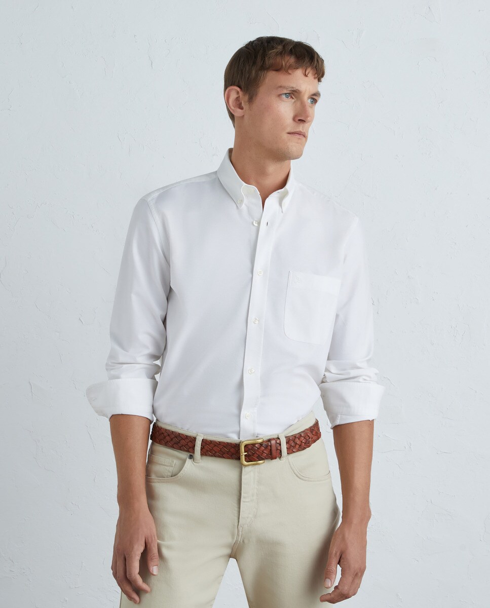 Chemise oxford unie