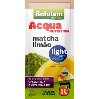 Acqua Nutrition Matcha Limão em saquetas embalagem 9 g - Salutem