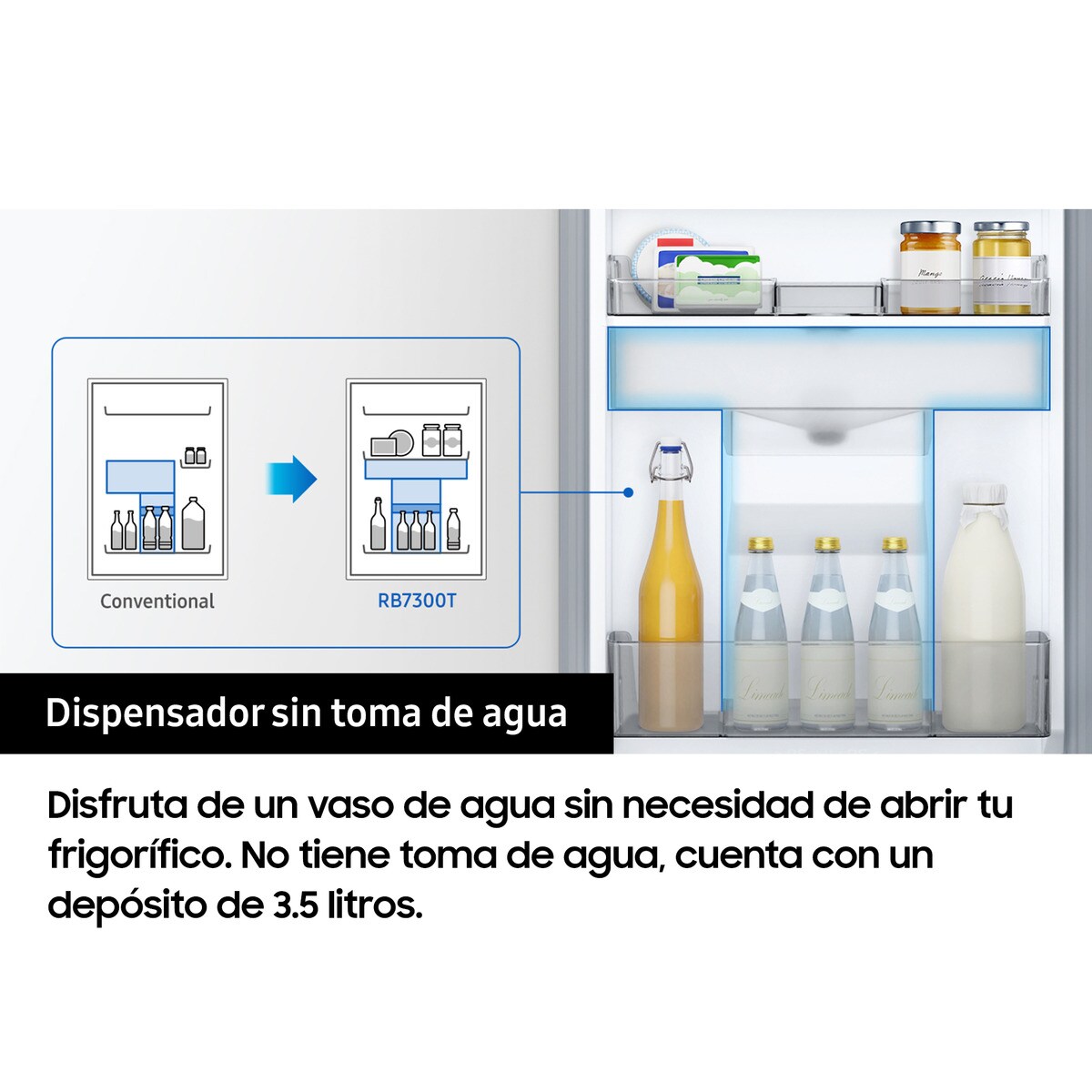 Frigorífico Combinado Samsung RB34C632DSA/EF No Frost, Smart, de 341 Litros - Inox Inox-7