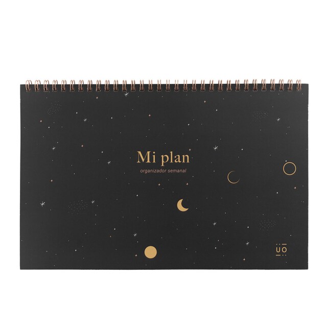 Imagem 0 de Organizador semanal Lua. Preto