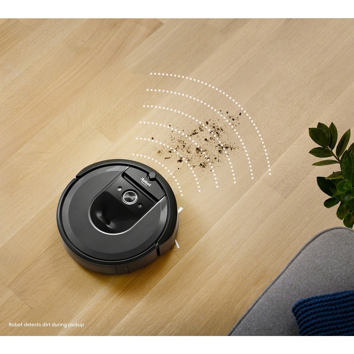 Robot Aspirador iRobot® Roomba® i7 Mapa Inteligente - Limpeza por Divisão - Limpeza Direcionada a Objeto - Sugestões Personalizadas Cinzento-11