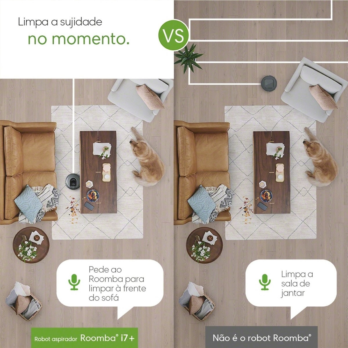 Robot Aspirador iRobot® Roomba® i7 Mapa Inteligente - Limpeza por Divisão - Limpeza Direcionada a Objeto - Sugestões Personalizadas Cinzento-6