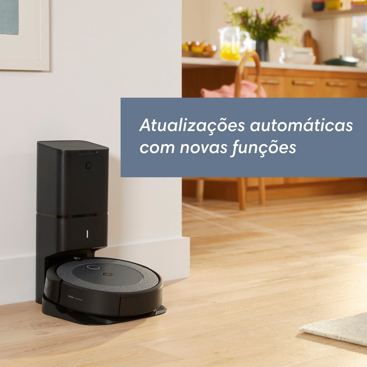 Robot Aspirador Roomba® i5+ Descarga Automática de Sujidade - com Mapa Inteligente - Limpeza por divisão - 2 Escovas de Borracha Multissuperfícies Cinzento-7