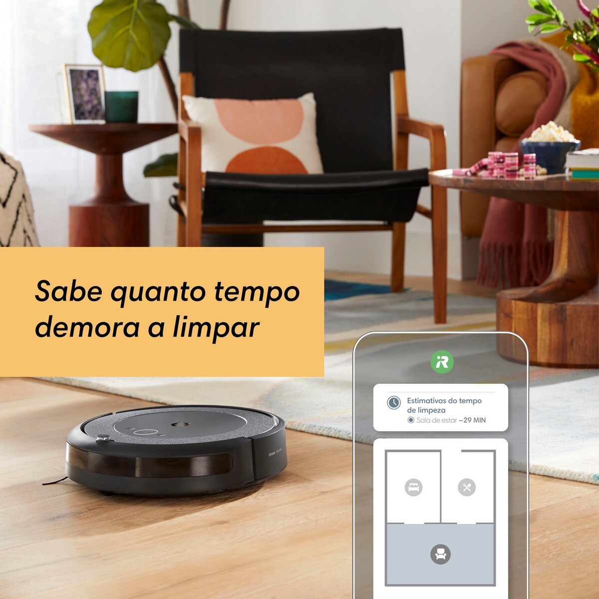 Robot Aspirador Roomba® i5+ Descarga Automática de Sujidade - com Mapa Inteligente - Limpeza por divisão - 2 Escovas de Borracha Multissuperfícies Cinzento-11