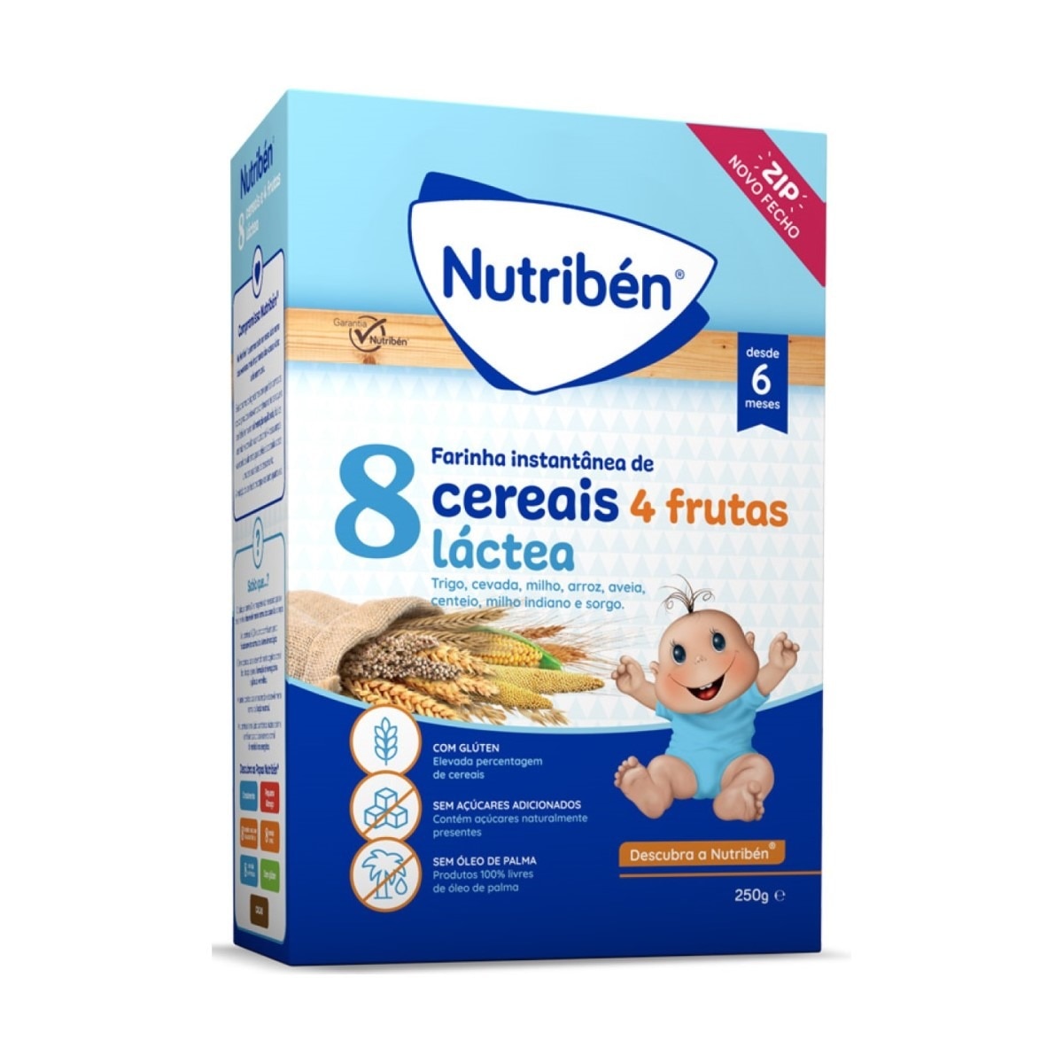 Imagem 0 de Papa 8 Cereais e Mel 4 Frutos - 250 g