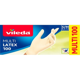 Luvas Descartáveis P/M embalagem 100 unidades - Vileda