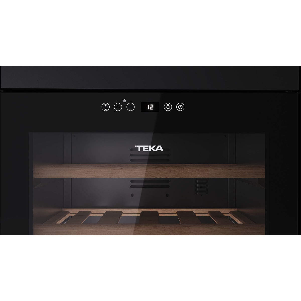 Vinoteca Teka para 51 botellas - RVF 10051 Cristal negro-4