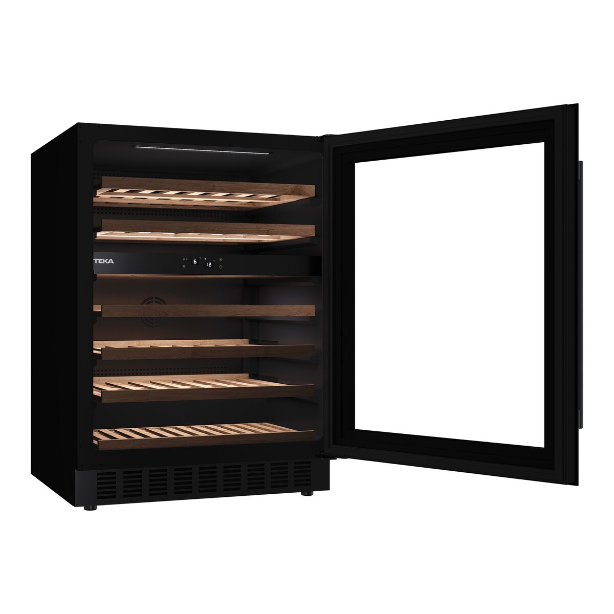 Vinoteca Teka para 46 botellas - RVU 20046 Cristal negro-4