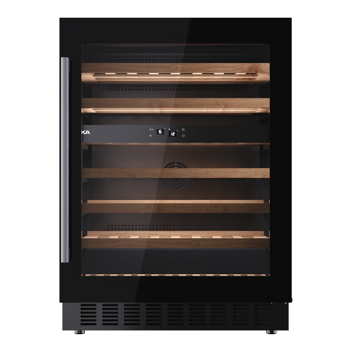 Vinoteca Teka para 46 botellas - RVU 20046 Cristal negro-1