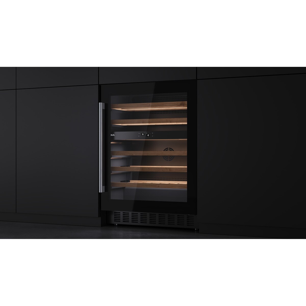 Vinoteca Teka para 46 botellas - RVU 20046 Cristal negro-10