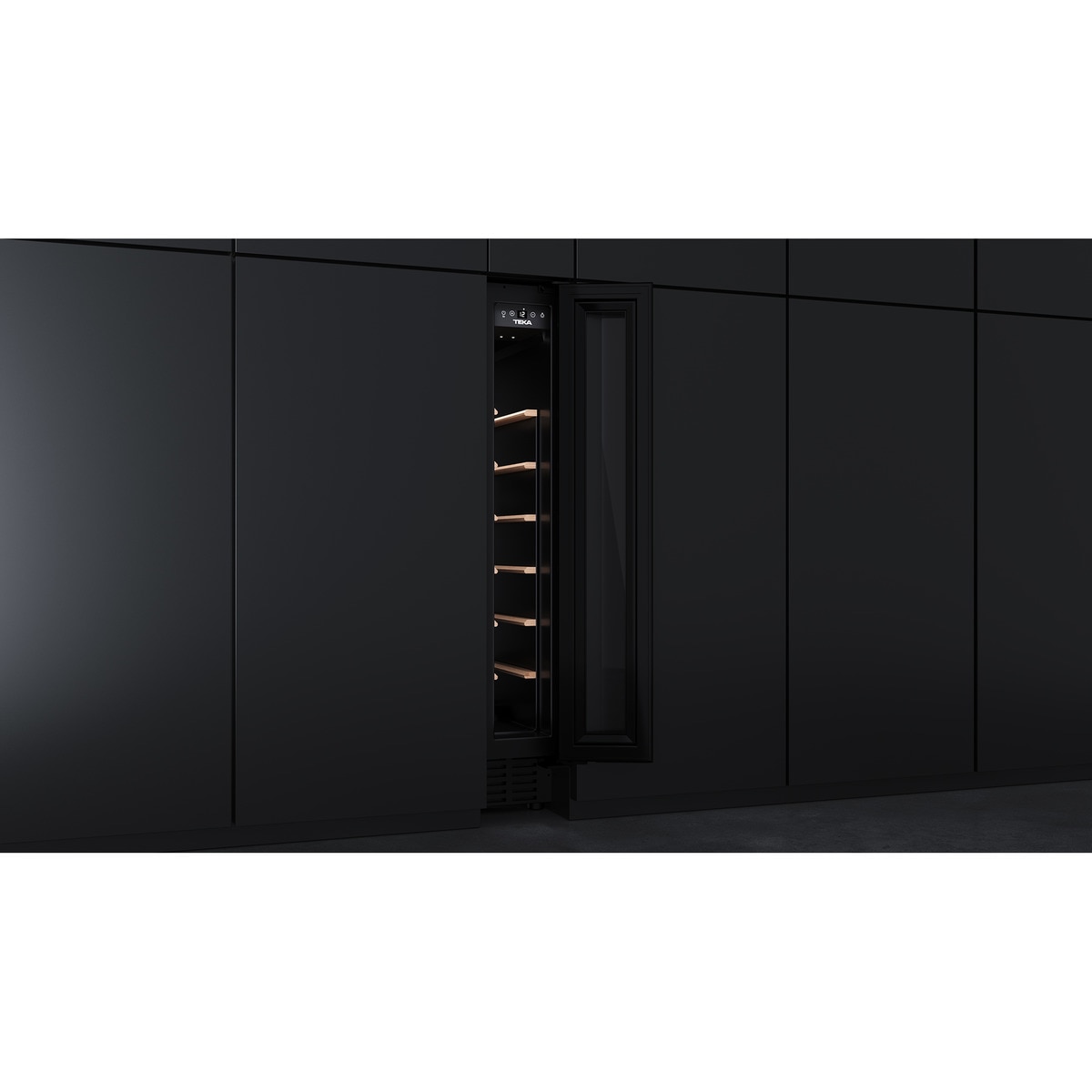 Vinoteca Teka para 8 botellas - RVU 10008 Cristal negro-12