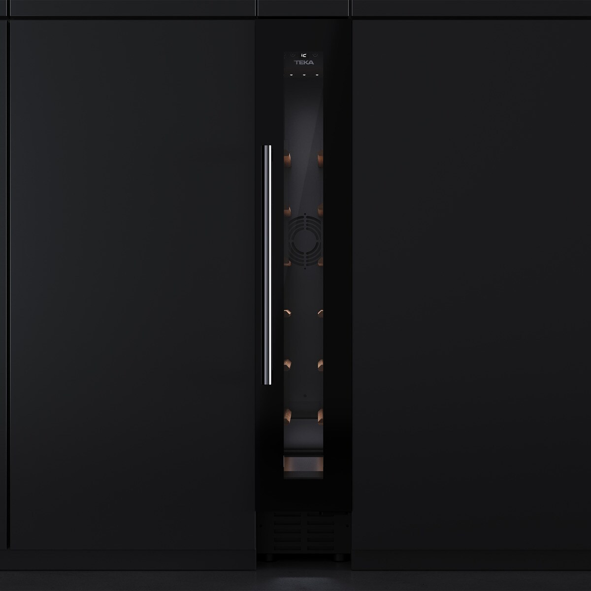 Vinoteca Teka para 8 botellas - RVU 10008 Cristal negro-9