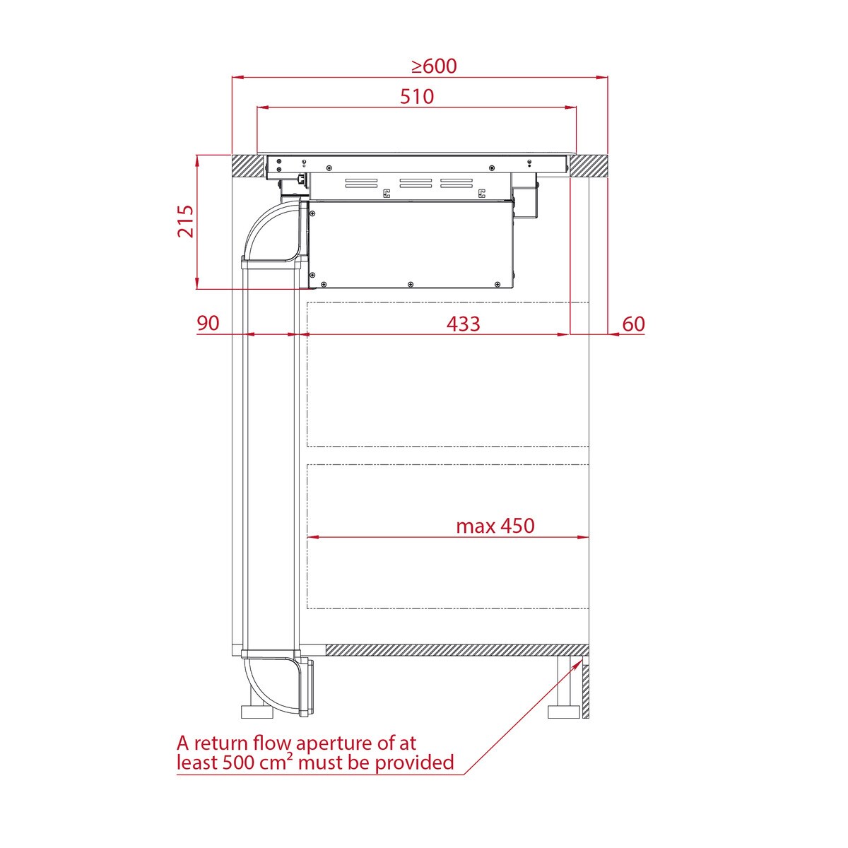 Placa de inducción Teka 4 zonas de cocción, con extractor integrado - AFC 85628 MST BK Negro-16