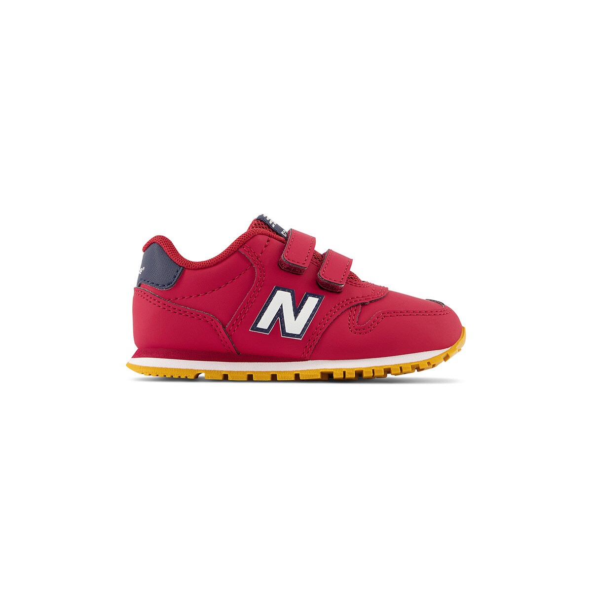 Sapatilhas Casual de Criança 500 Hook & Loop Vermelho-1