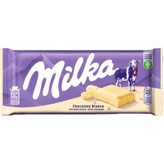 Chocolate Branco embalagem 100 g - Milka