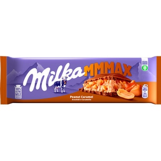 Chocolate com Recheio de Amendoim e Caramelo MMMax embalagem 276 g - Milka