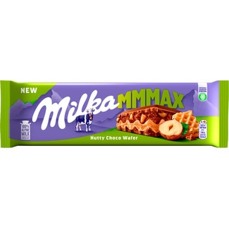 Chocolate Recheado Nutty Choco Wafer MMMax embalagem 270 g - Milka