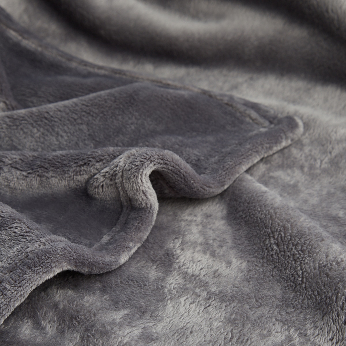 Manta de cama Lisa New Basics El Corte Inglés Gris-4