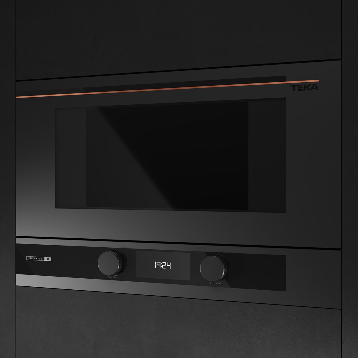 Microondas integrable Teka 22 litros y grill - ML 82-G1 BIS L Negro-6