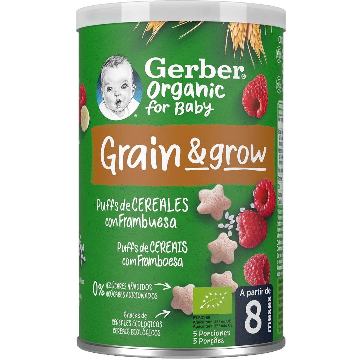 Snack de Framboesa Bio embalagem 35 g