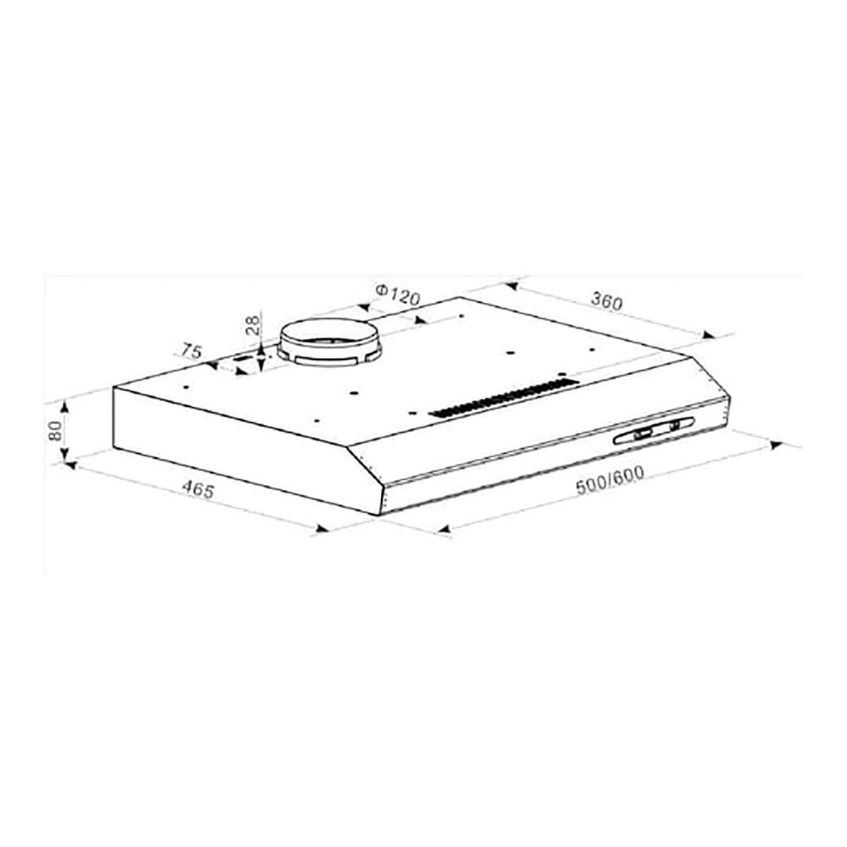 Campana convencional Candy 3 niveles de potencia - CFT610/5S/1 Silver-5