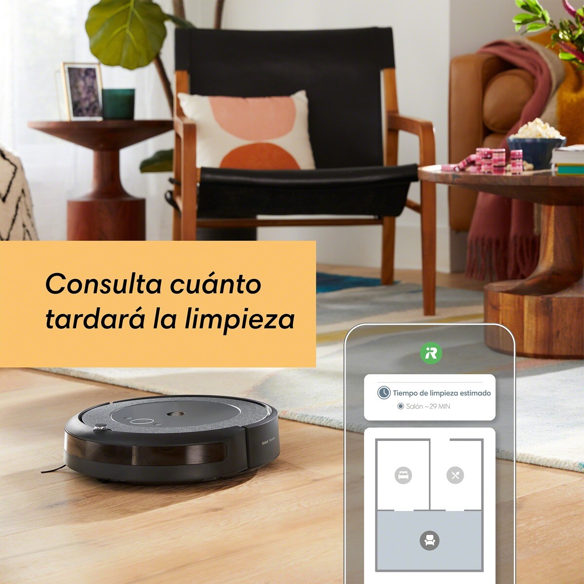 Robot aspirador iRobot Roomba i5+ con mapeado avanzado y conexión WiFi Gris-9