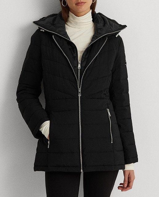 Imagen 0 de Plumífero de mujer corto con capucha