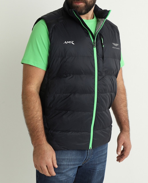 Imagen 0 de Chaleco ligero de hombre azul Aston Martin tallas grandes