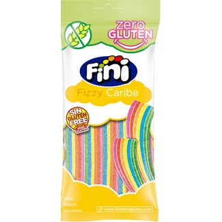 Gomas Fizzy Caribe sem Glúten embalagem 75 g - Fini