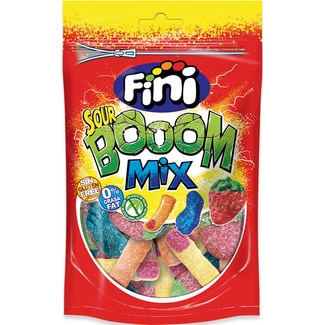 Gomas Sour Boom Mix embalagem 165 g - Fini