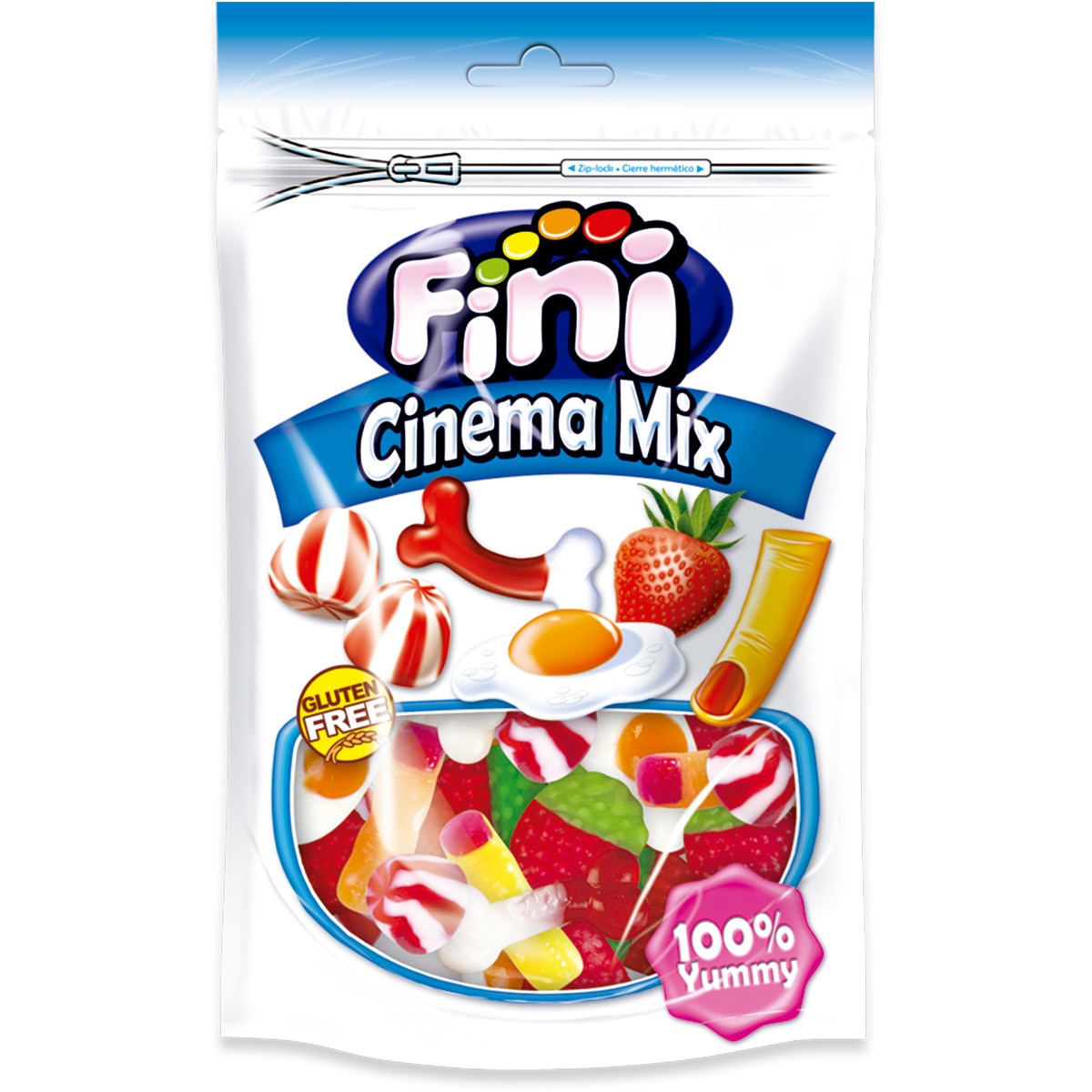Gomas Cinema Mix embalagem 165 g