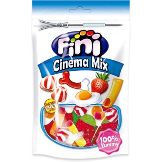 Gomas Cinema Mix embalagem 165 g - Fini