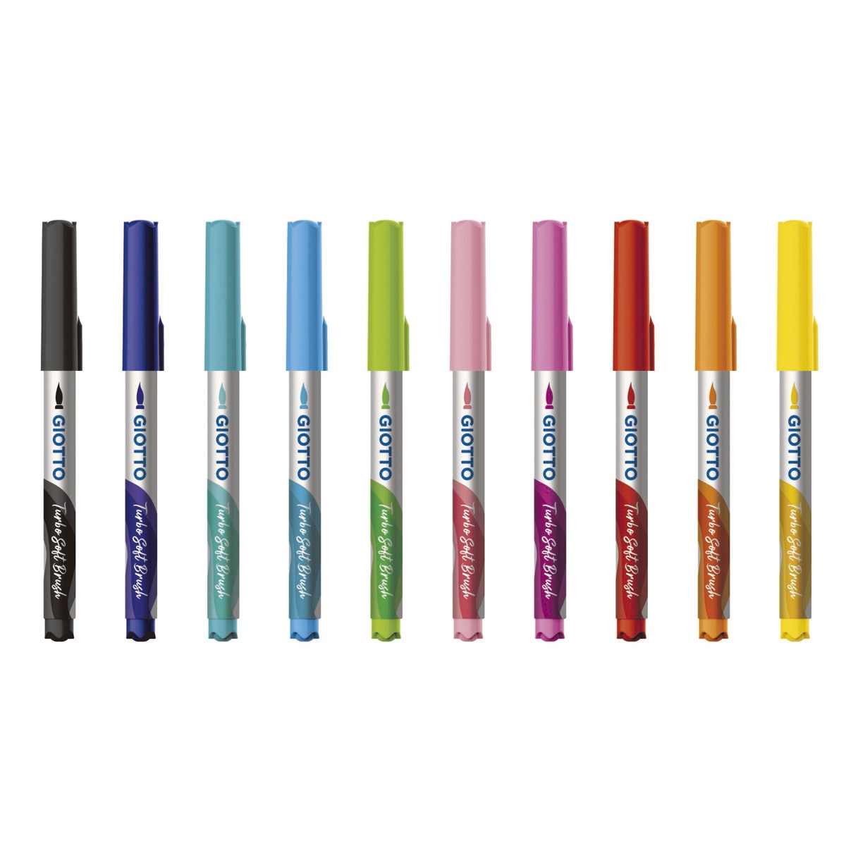Pack 10 rotuladores Turbo Soft Brush Giotto 2