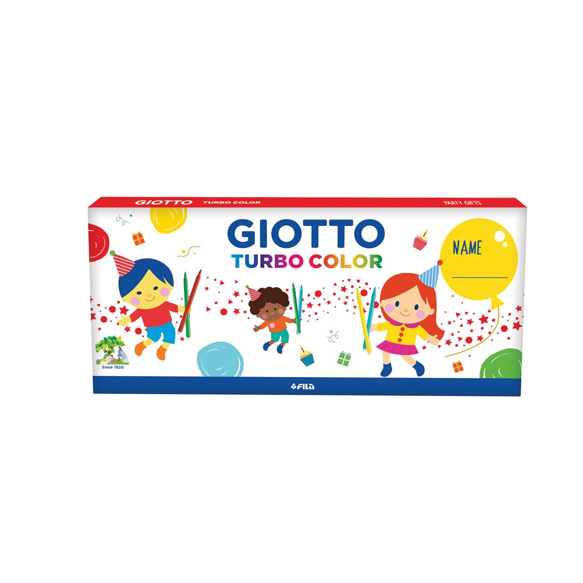 Expositor 10 sets rotuladores Turbo Color Party Set Giotto 2