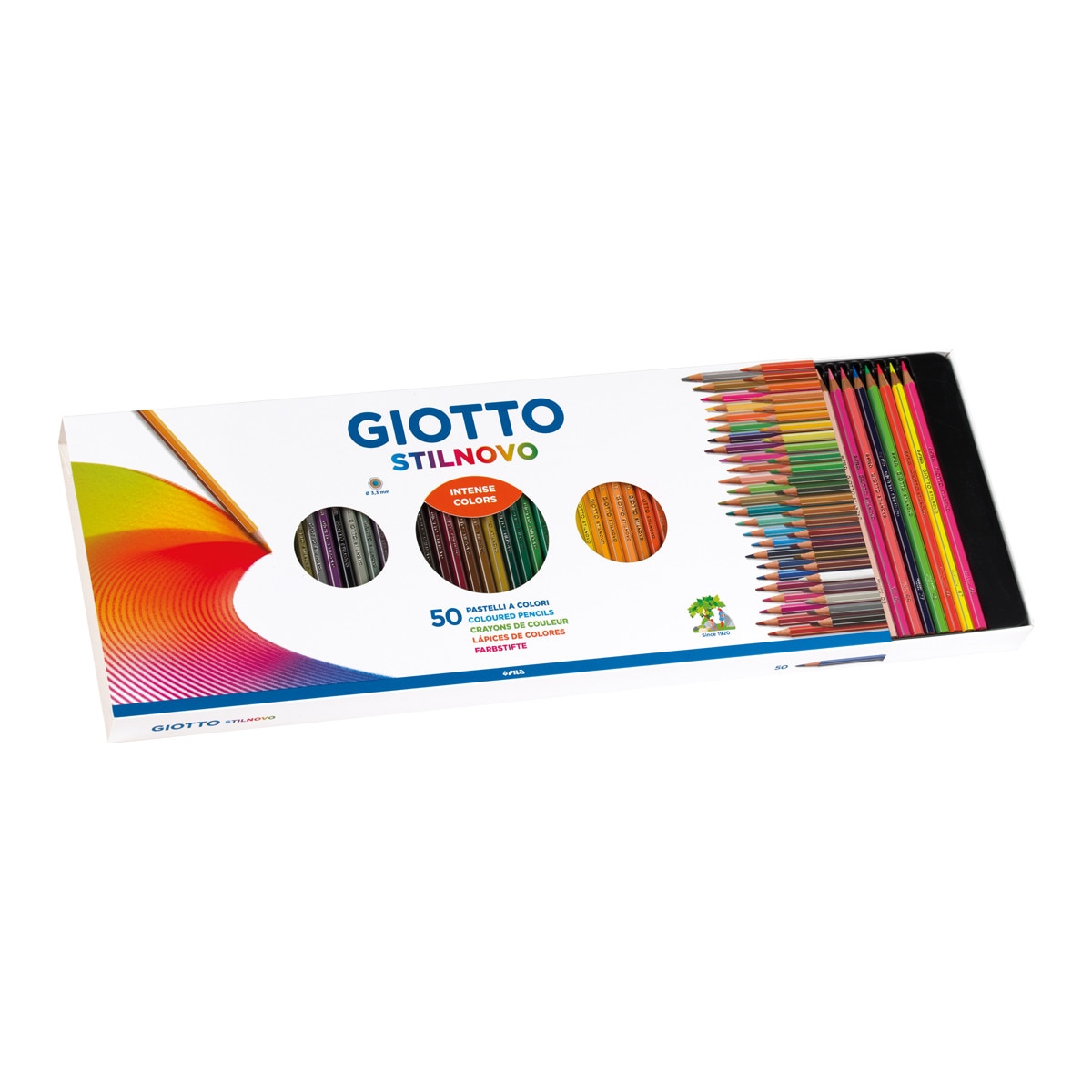 Caixa 50 Lápis de Cor Stilnovo Giotto 2