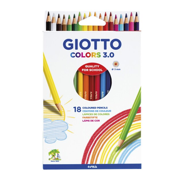 Imagen 0 de Estuche 18 lápices de colores Colors 3.0 Giotto