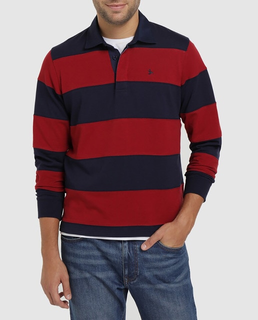 Imagen 0 de Polo de hombre classic bicolor de manga larga