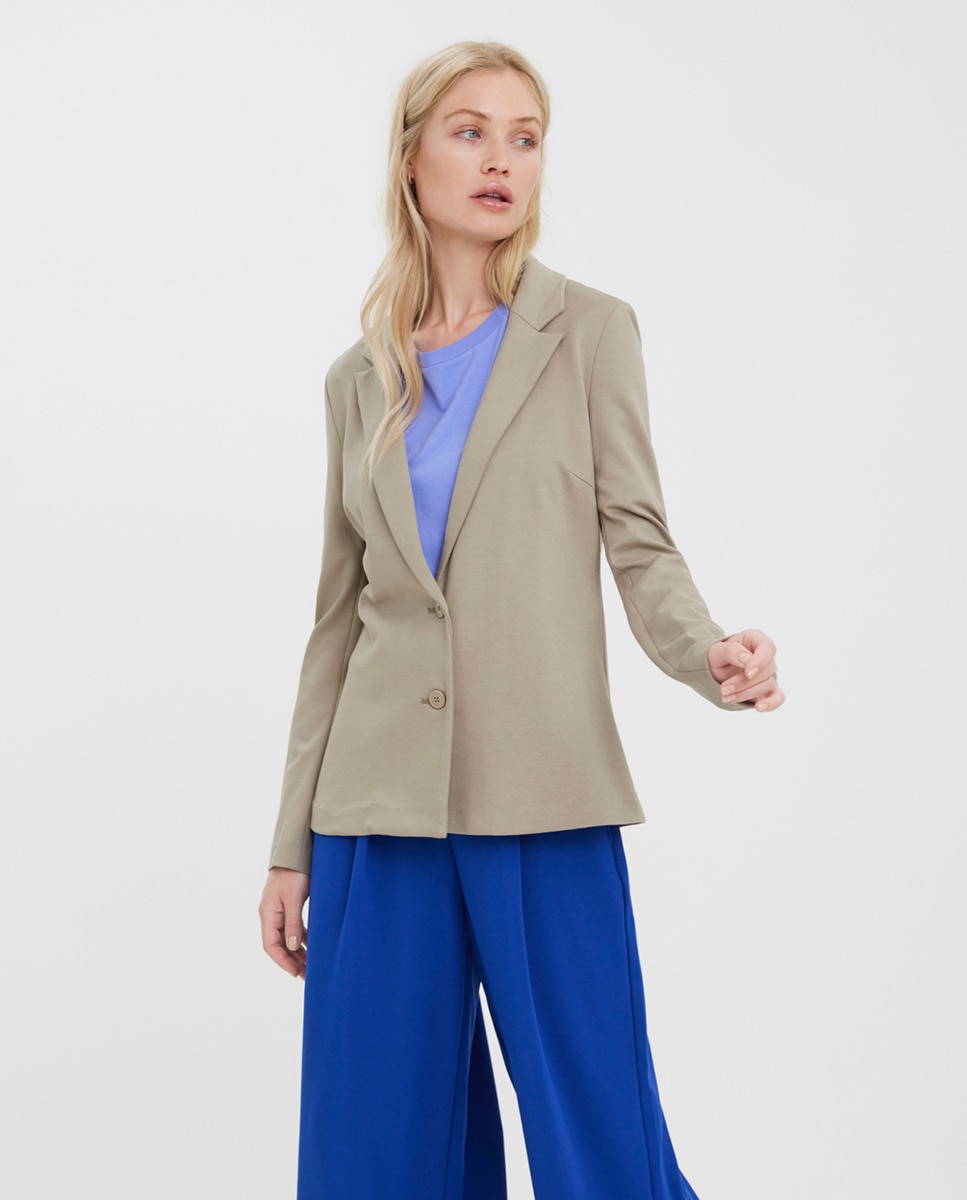 Blazer manches longues à boutons