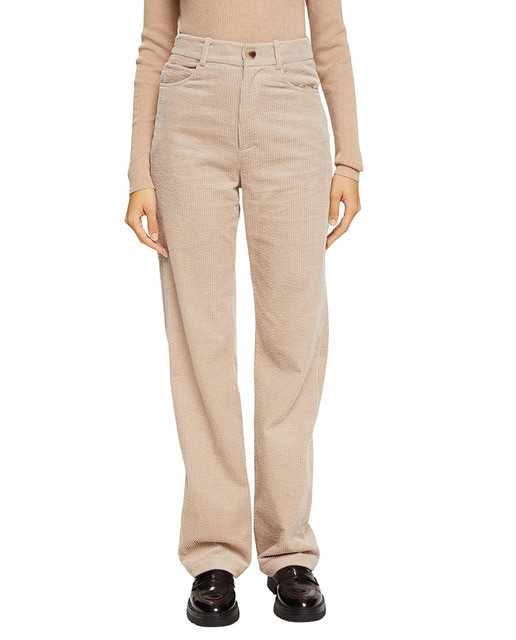 Imagen 0 de Pantalones de mujer pana straight fit