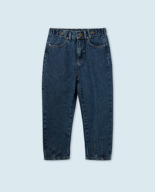 Imagen 0 de Pantalón vaquero de niña QUEENS SLOUCHY bombacho en azul