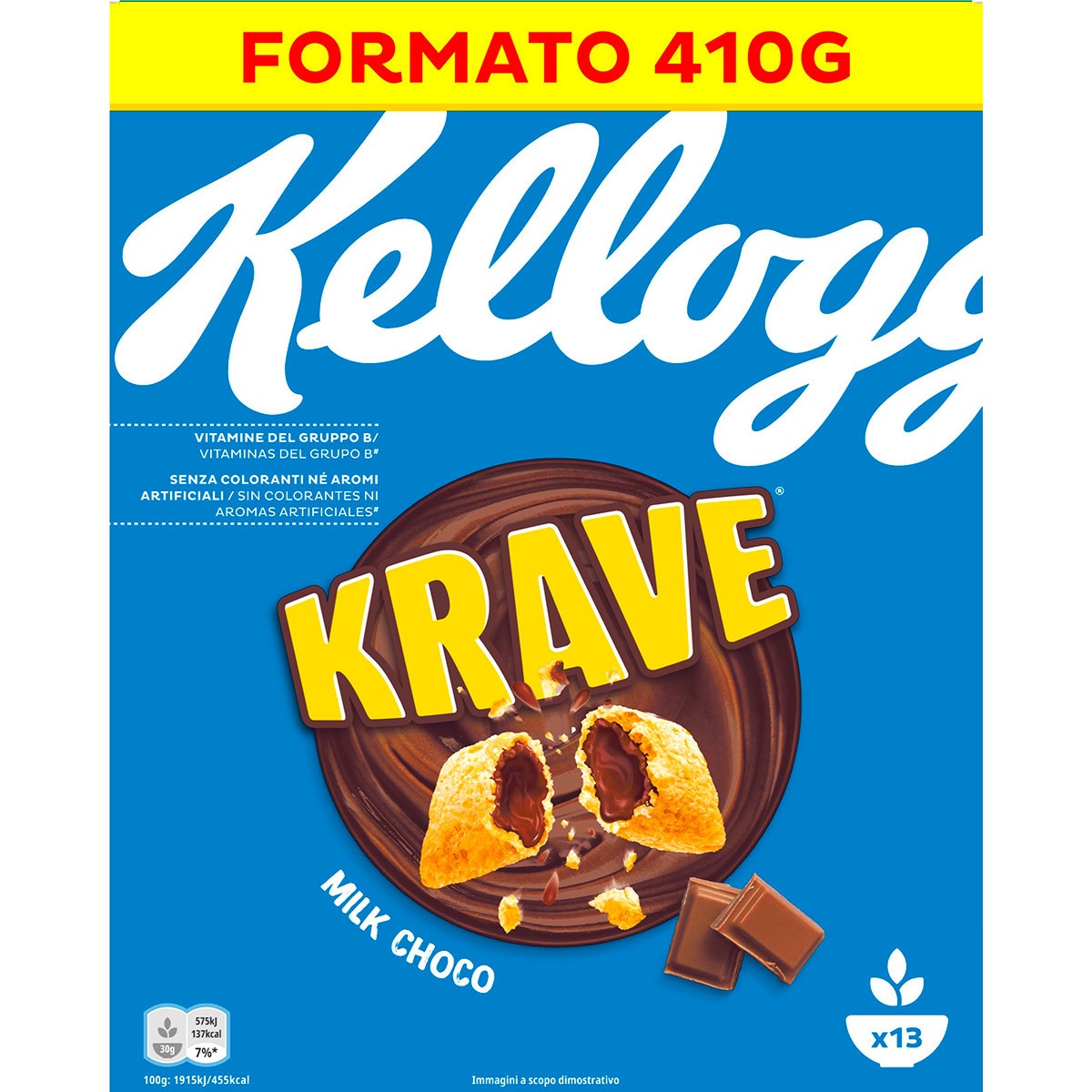 Cereais Krave Chocolate de Leite embalagem 410 g