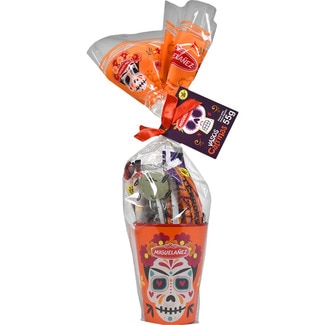 golosinas surtidas de Halloween vaso 55 g con diseños surtidos - Miguelañez