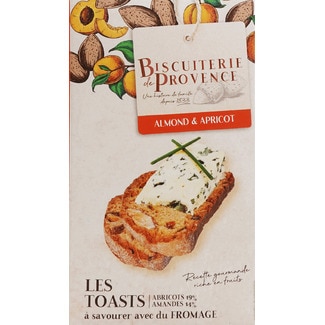 Tostas de Alperce embalagem 120 g - Biscuiterie De Provence